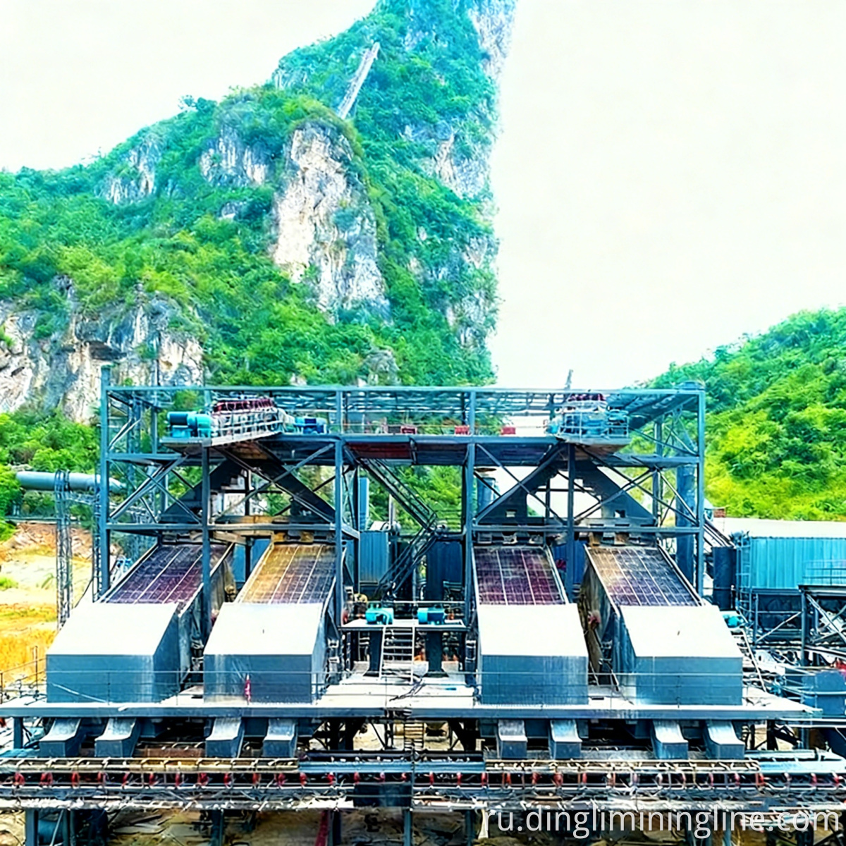 Fixed Iron Ore Crushing Plant